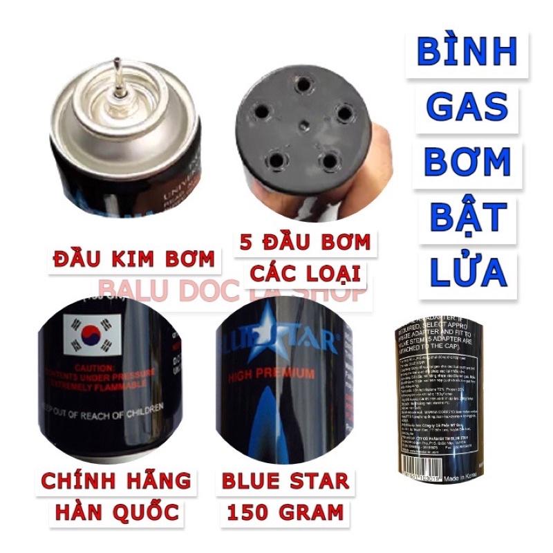 Bình Gas Bơm bật lửa BLUESTAR 150g HQ Chính Hãng