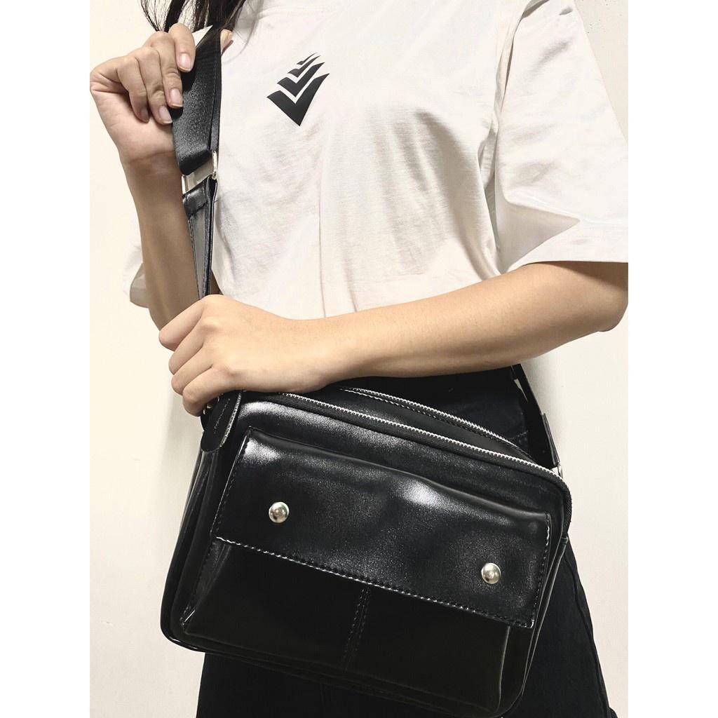 TÚI ĐEO CHÉO LANPAD UNISEX MESSBAG DA PU DA034