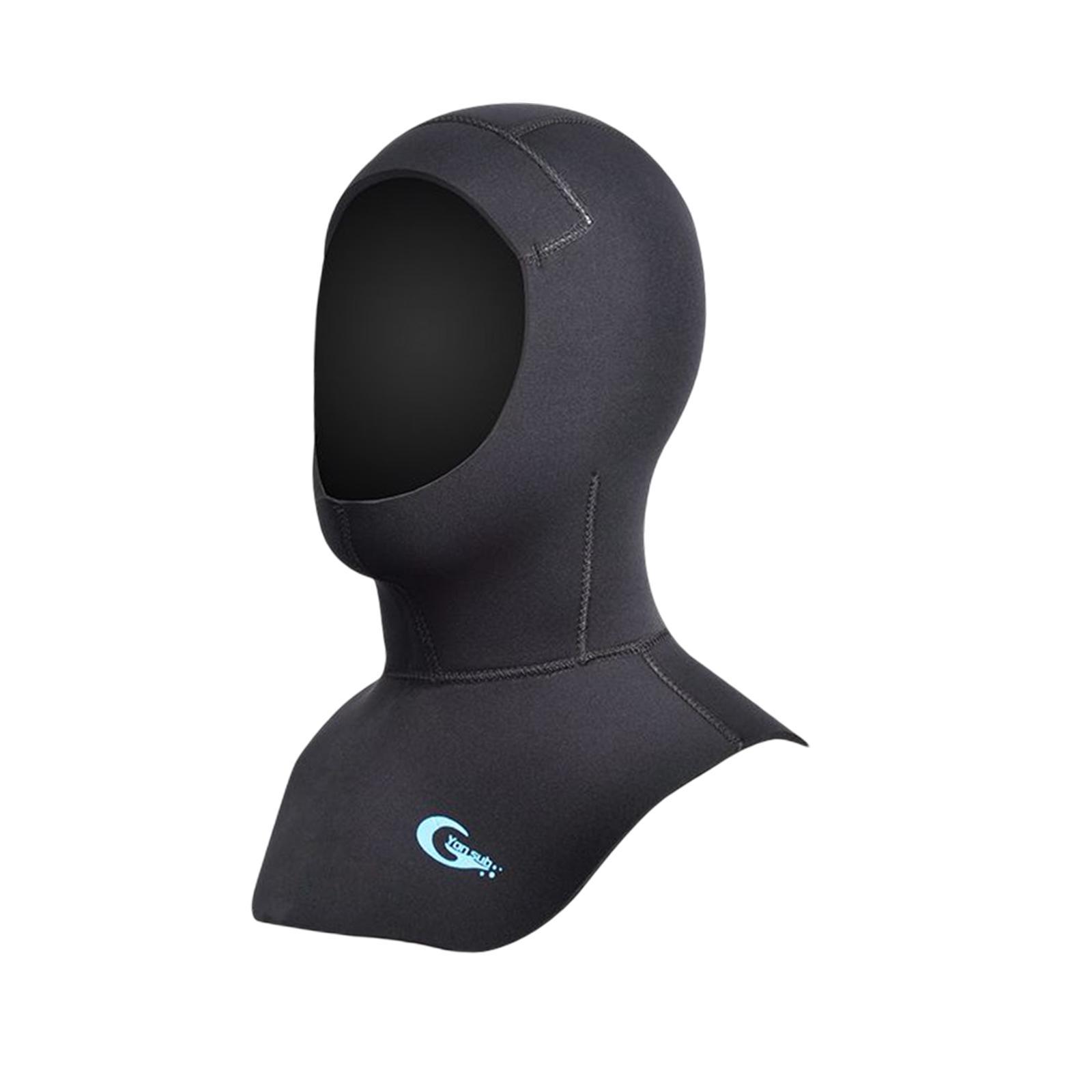Diving Hood 5MM Neoprene Wetsuit Dive Hood for Men Women Dive Cap Surfing Thermal Hood for Water Sports