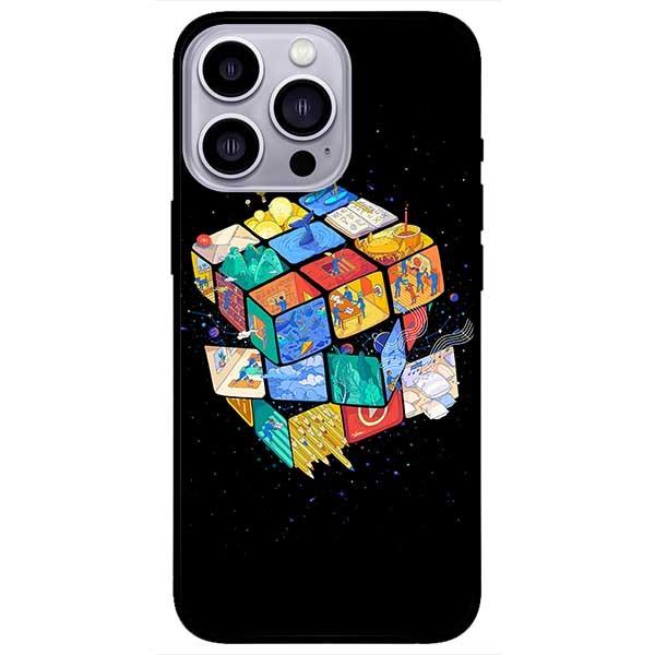 Ốp lưng dành cho Iphone 13 Mini - Iphone 13 - Iphone 13 Pro - Iphone 13 Pro Max - Rubik Vũ Trụ