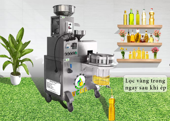 [Hàng chính hãng] Máy ép dầu VC OIL KD03 chính hãng, độc quyền VINA COOKING OIL