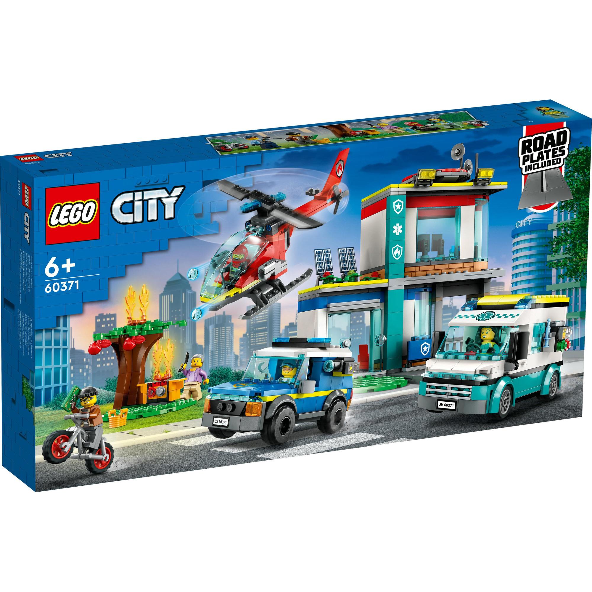 LEGO City 60371 Trụ Sở Cứu Hộ Khẩn Cấp (706 Chi Tiết)