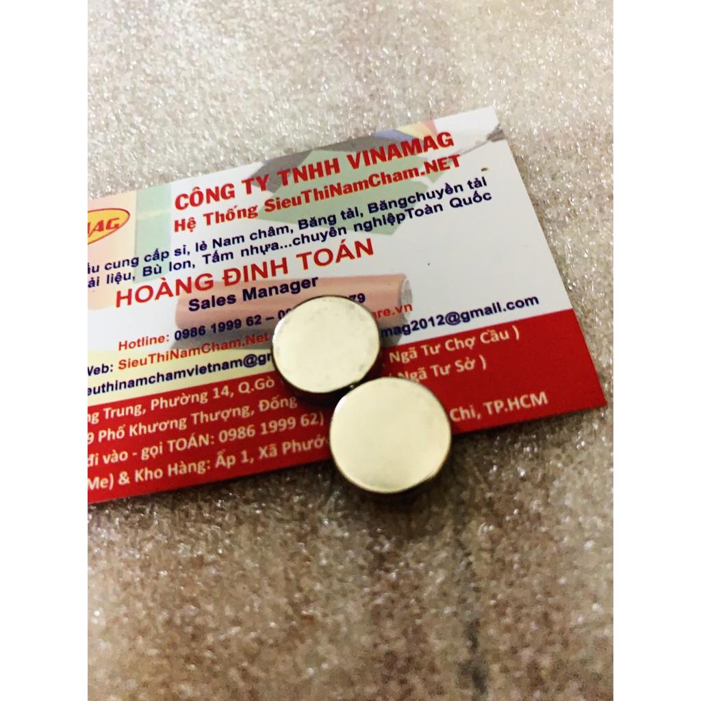 Nam châm đất hiếm 15x4mm lực từ cực mạnh