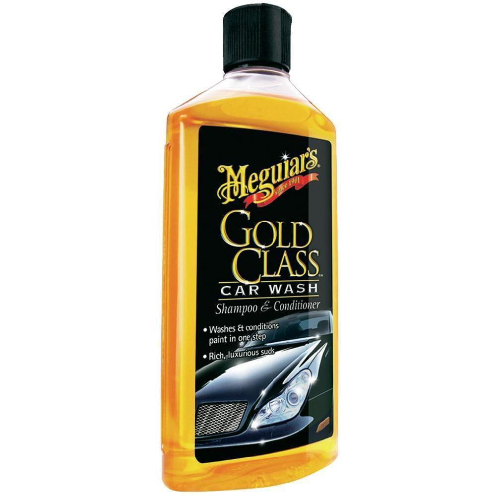 Meguiar's Xà phòng rửa xe có thành phần dưỡng dòng Gold Class - Gold Class Car Wash Shampoo &amp; Conditioner, G7116, 473ML