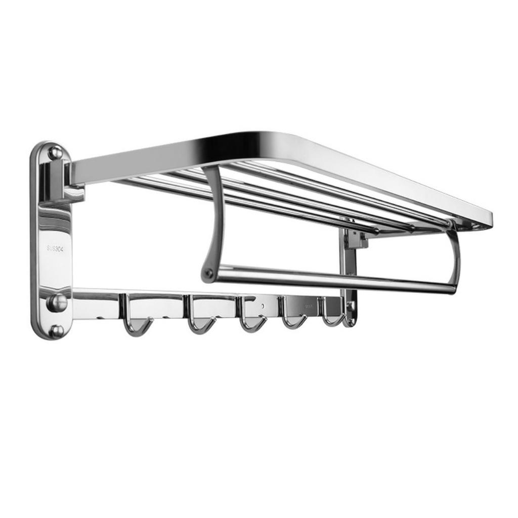 Thanh Treo Khăn Tắm ĐA NĂNG 100% INOX 304 trong nhà tắm bóng
