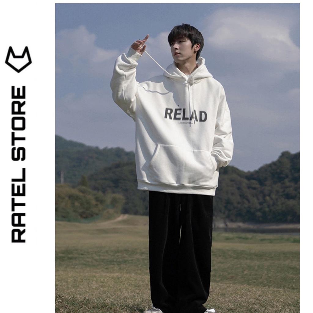 Áo Hoodie Nỉ Bông Nam Nữ RELAD Ulzzang Unisex Form Rộng