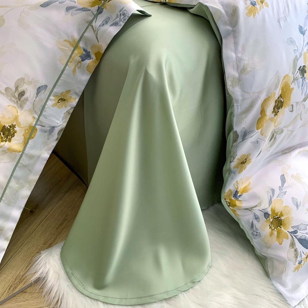 Bộ chăn ga gối lụa 100%Tencel 60s Họa tiết cao cấp, siêu mềm mát mịn - DESIGN 403