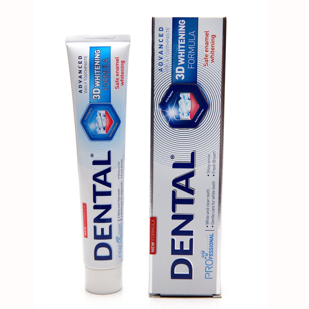 Kem đánh răng Dental PRO 3D Whitening Formula trắng sáng 3D 75ml.