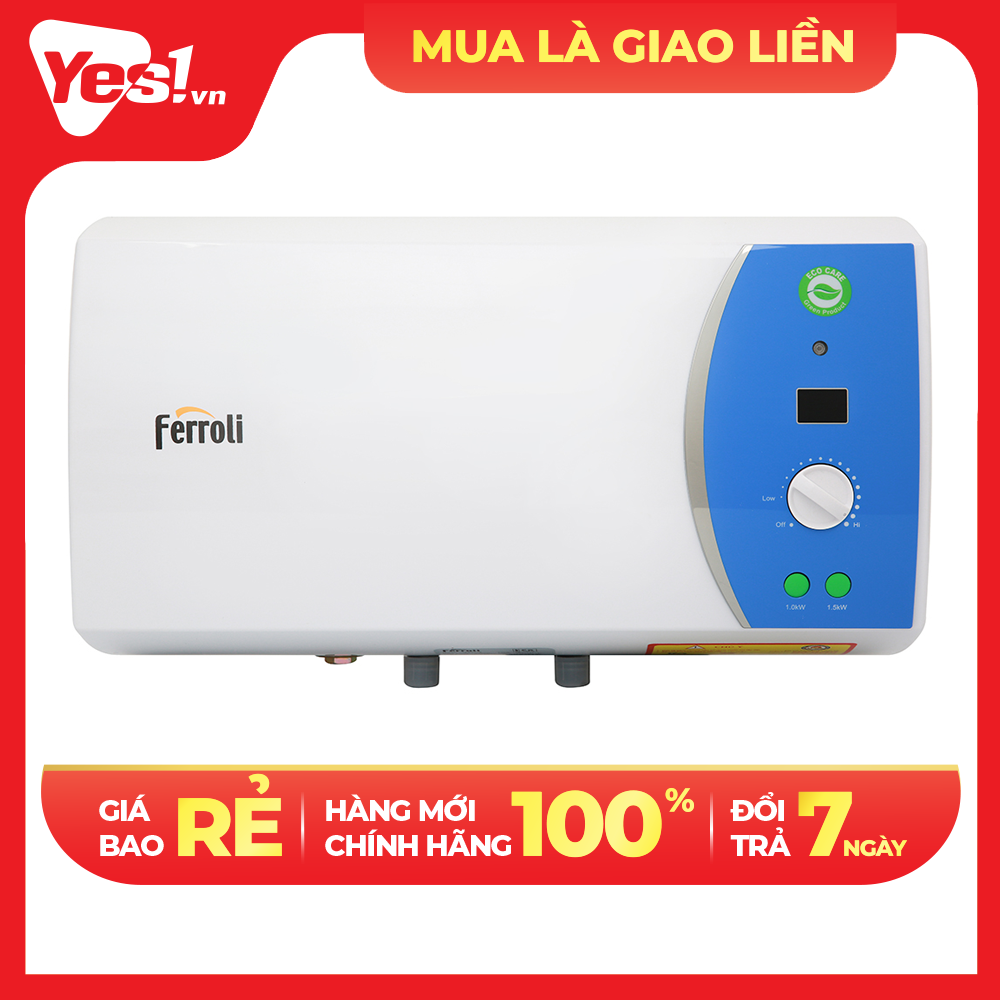 Bình nước nóng Ferroli Verdi 30L AE 30 Lít - Hàng Chính Hãng - Chỉ Giao Hồ Chí Minh