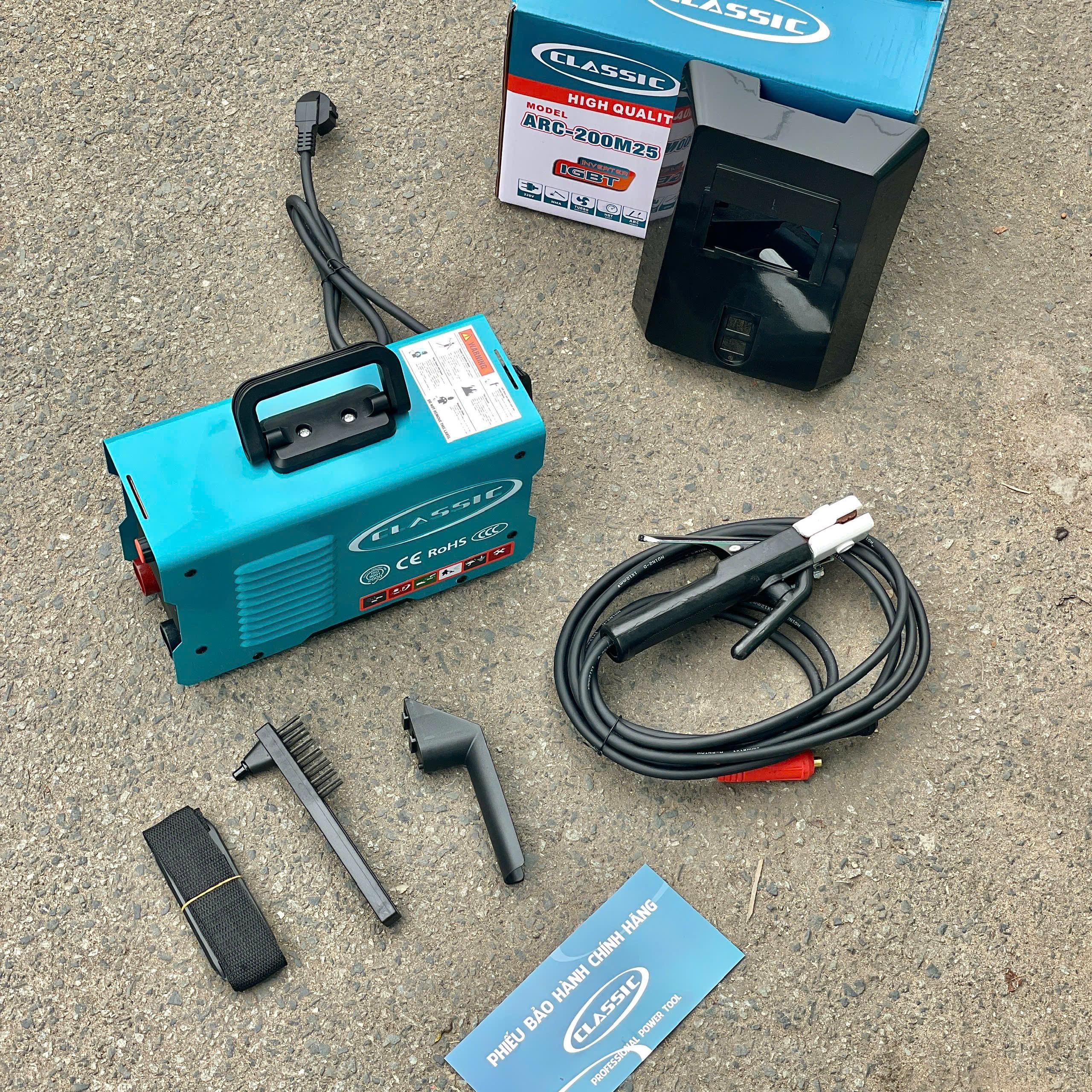 MÁY HÀN QUE 3.2MM 200A CLASSIC ARC-200M25- HÀNG CHÍNH HÃNG