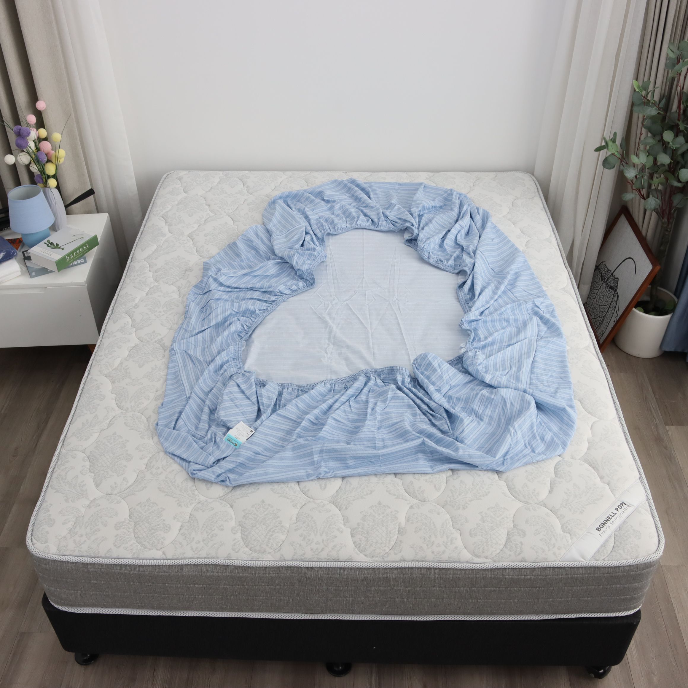 Bộ ga giường K-Bedding KMTP306 chất liệu Microtencel mềm mại, thoáng mát (KHÔNG BAO GỒM CHĂN)
