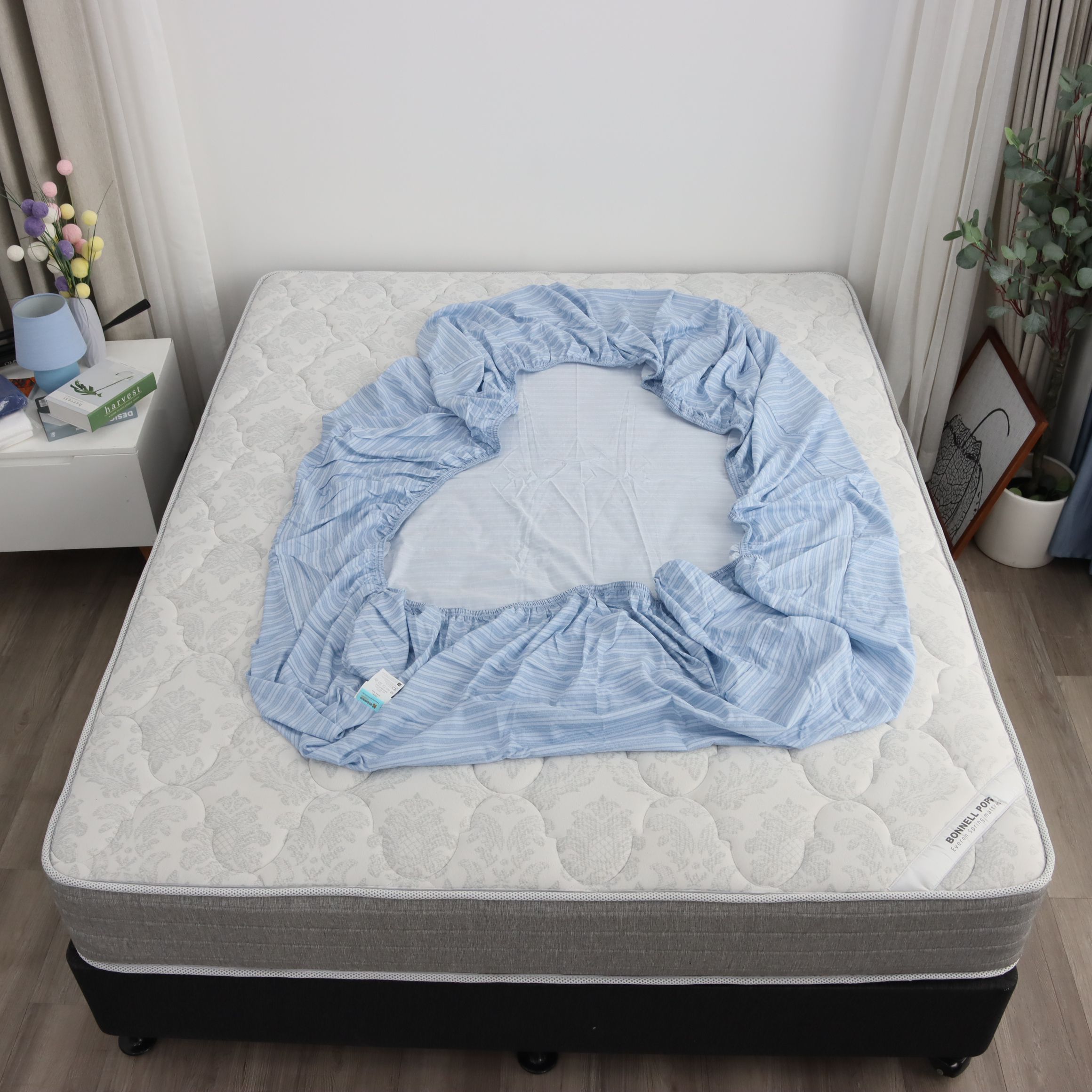 Bộ ga giường K-Bedding KMTP306 chất liệu Microtencel mềm mại, thoáng mát