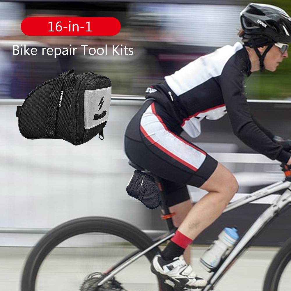 Túi đựng đồ sửa chữa xe đạp 16 trong 1 Không thấm nước