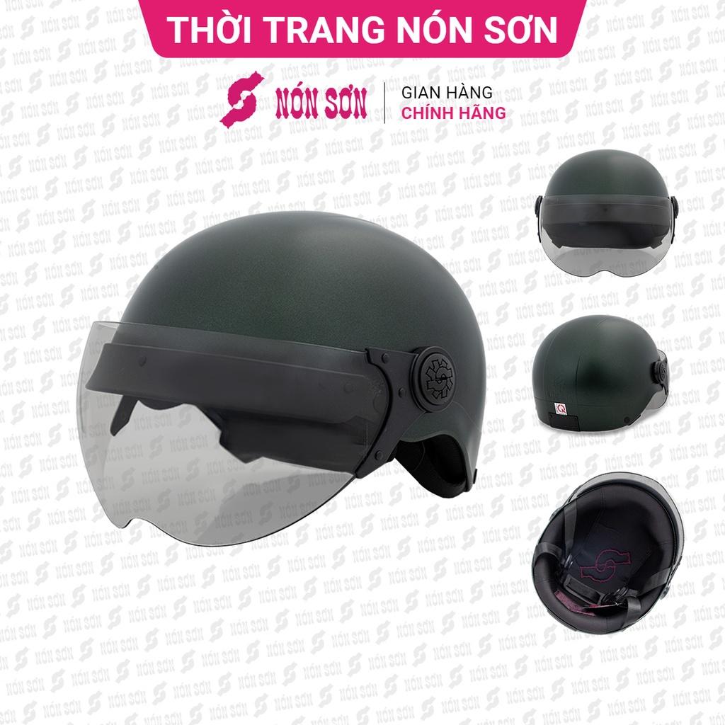 Mũ bảo hiểm có kính NÓN SƠN chính hãng KT-XR553