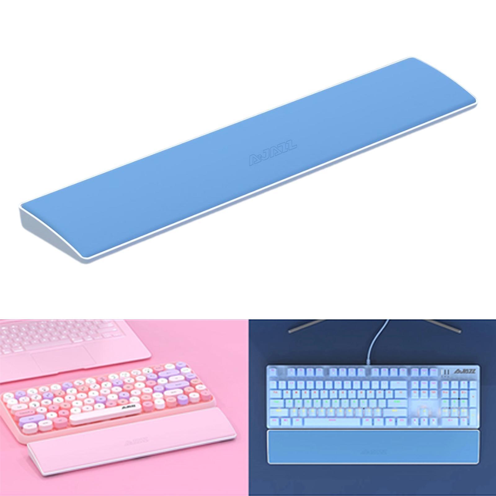 Keyboard wrist rest support pad mouse Foam 61Keys White