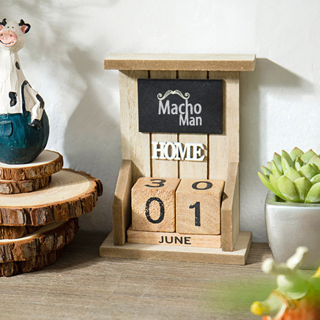 Lịch khối gỗ để bàn Lịch khối gỗ để bàn