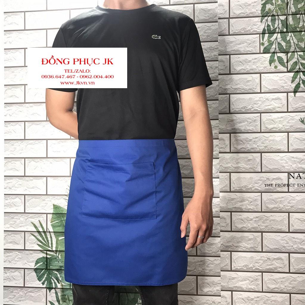 Tạp dề ngắn trơn Nam Nữ thích hợp làm đồng phục nhà hàng cafe