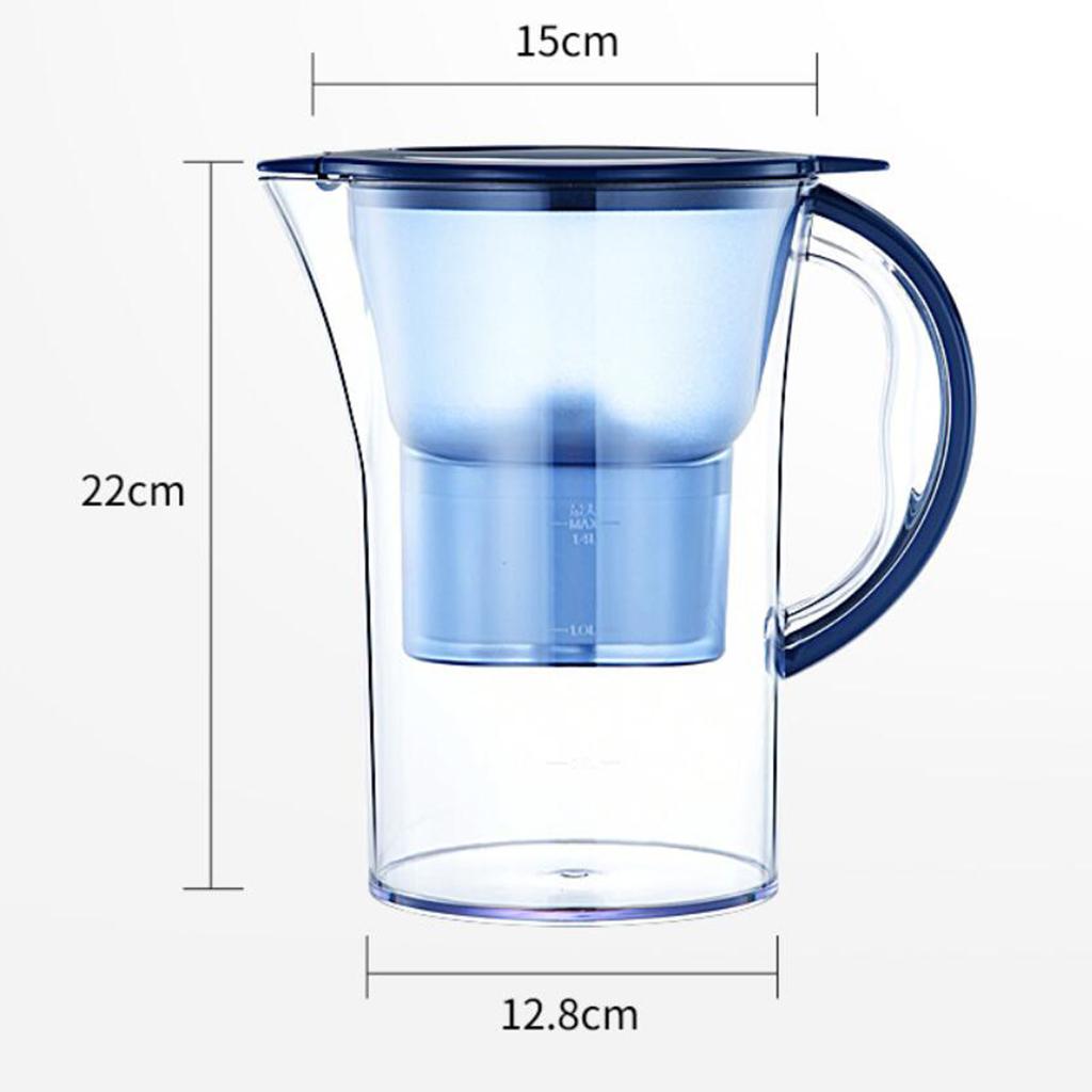 Water Filter Jug Water Filter Pitchers for Drinking Water Water Purifier for Household Kitchen