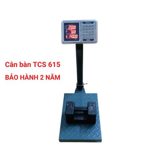 Cân bàn tính tiền điện tử TCS - 615 ( 100kg &amp; 150kg ) được làm bằng sơn tĩnh điện cao cấp