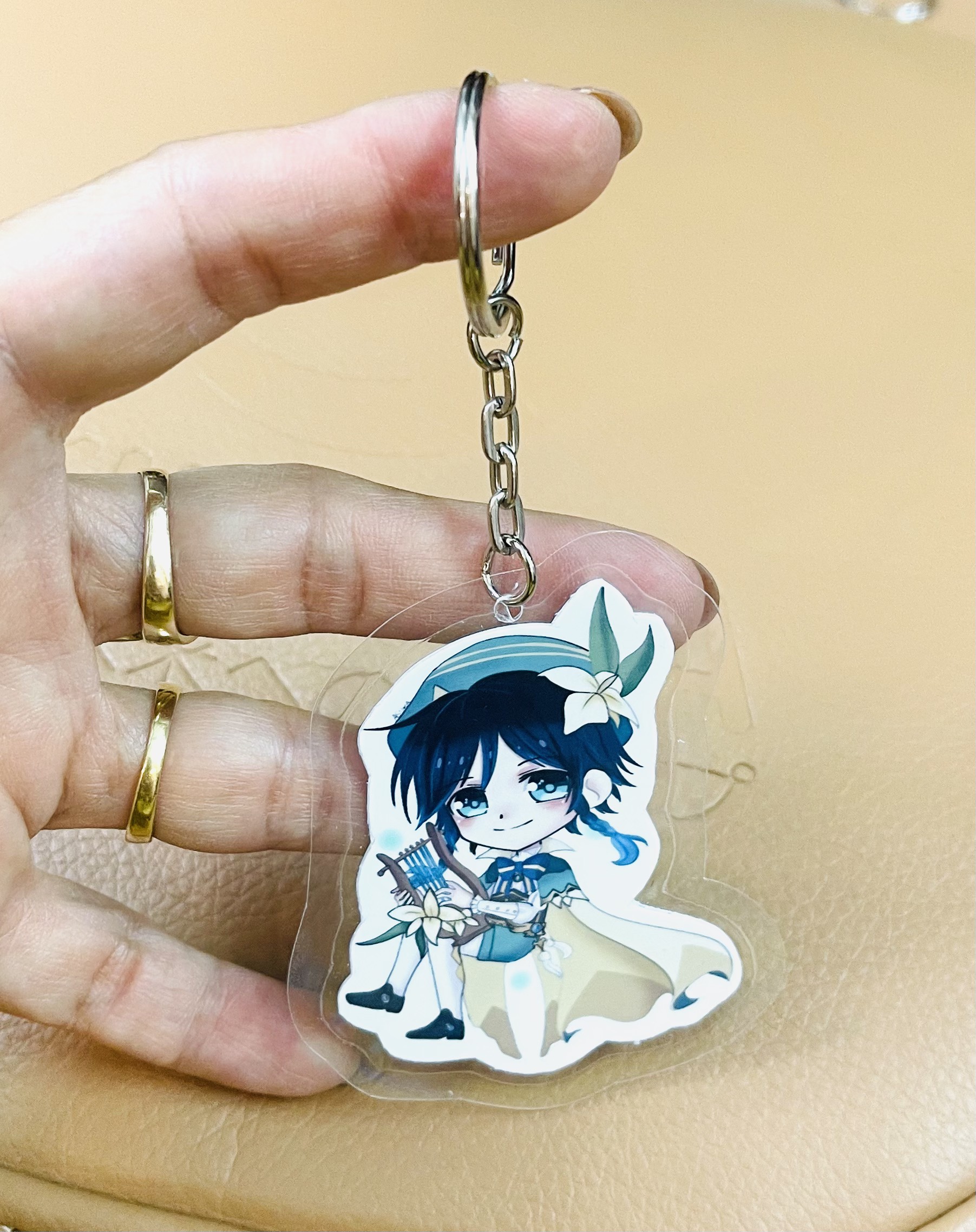 Set 3 Móc khoá cắt tỉa Genshin impact