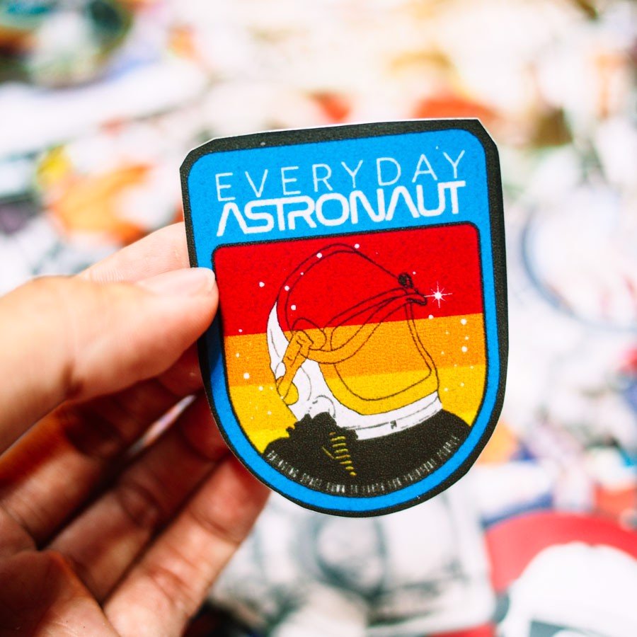 Hộp 100 Sticker Astronaut Phi hành gia vũ trụ dán Laptop, Vali, Mũ bảo hiểm, Điện thoại, Xe máy, hình dán chủ đề Phi hành gia