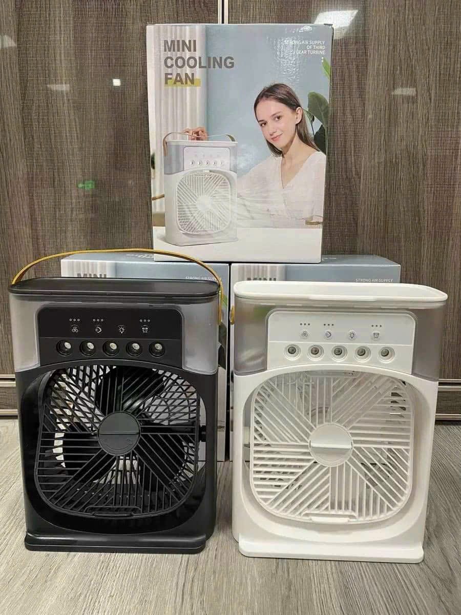 QUẠT PHUN SƯƠNG ĐỂ BÀN 5 BEC PHUN SƯƠNG SIZE LỚN - HÀNG CHÍNH HÃNG