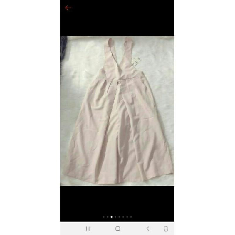 Yếm ống rộng jean dày dặn form dài freesize dưới 55kg