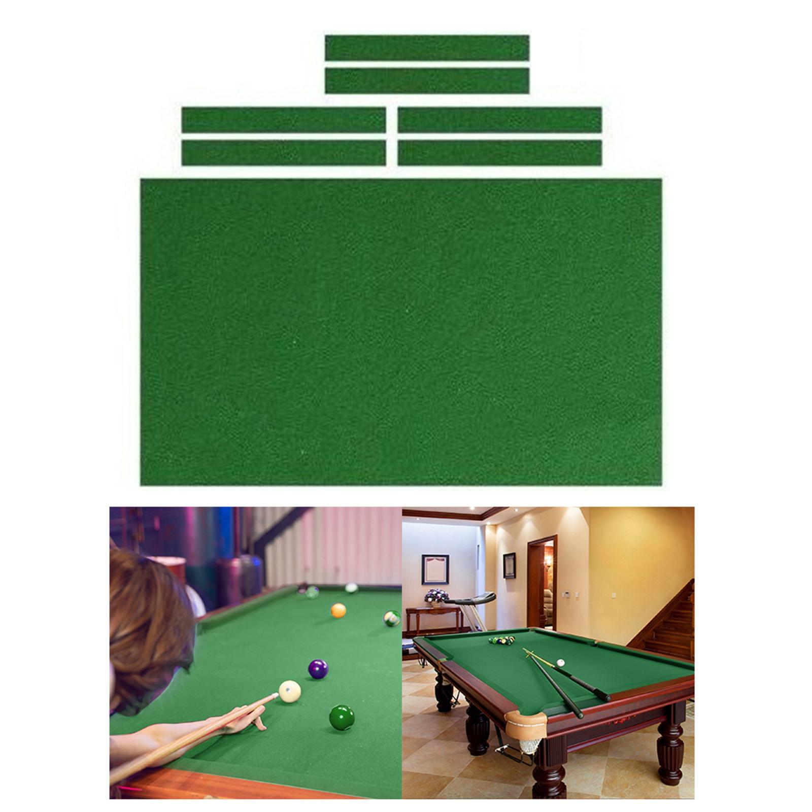 Professional Billiard Pool Table Cloth Mat Accessories 7/8/9 Ft