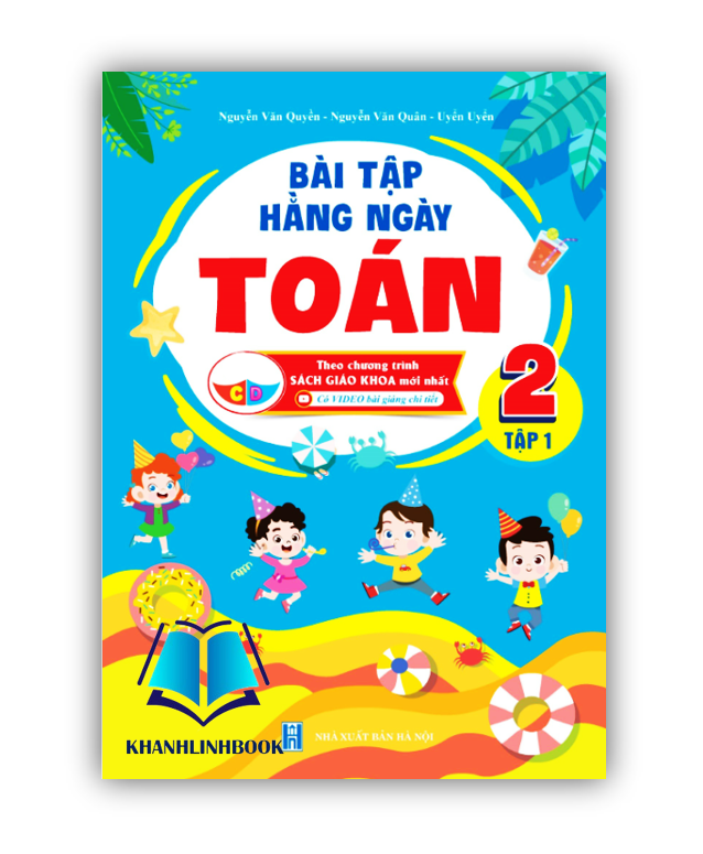 Sách - Combo Bài Tập Hằng Ngày Toán + Tiếng Việt Lớp 2 - tập 1