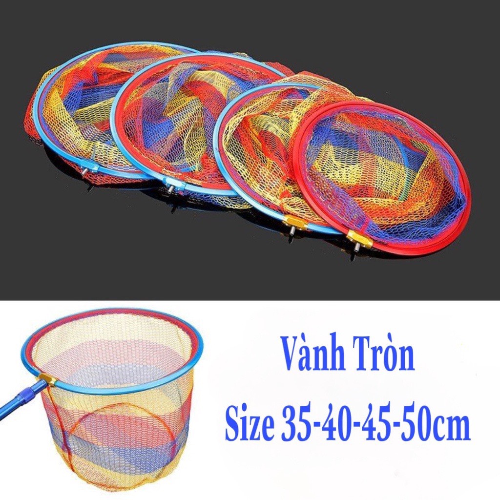 Mặt Vợt Săn Hàng 7 Màu Siêu Bền 40cm-45cm-50cm Có Hình Tứ Giác Và Hình Tròn