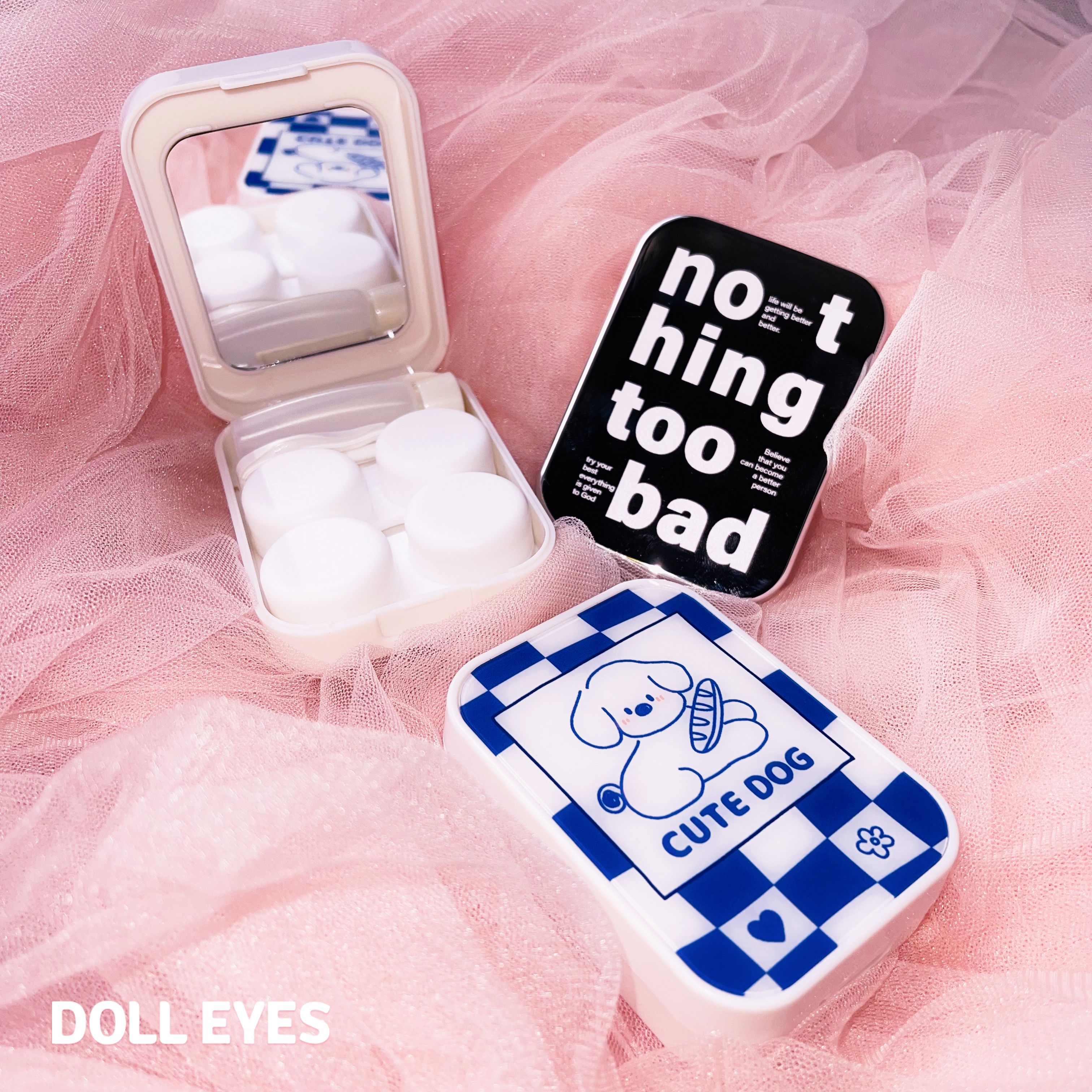 Hộp Dụng Cụ & Bảo Quản Kính Áp Tròng DOLL EYES