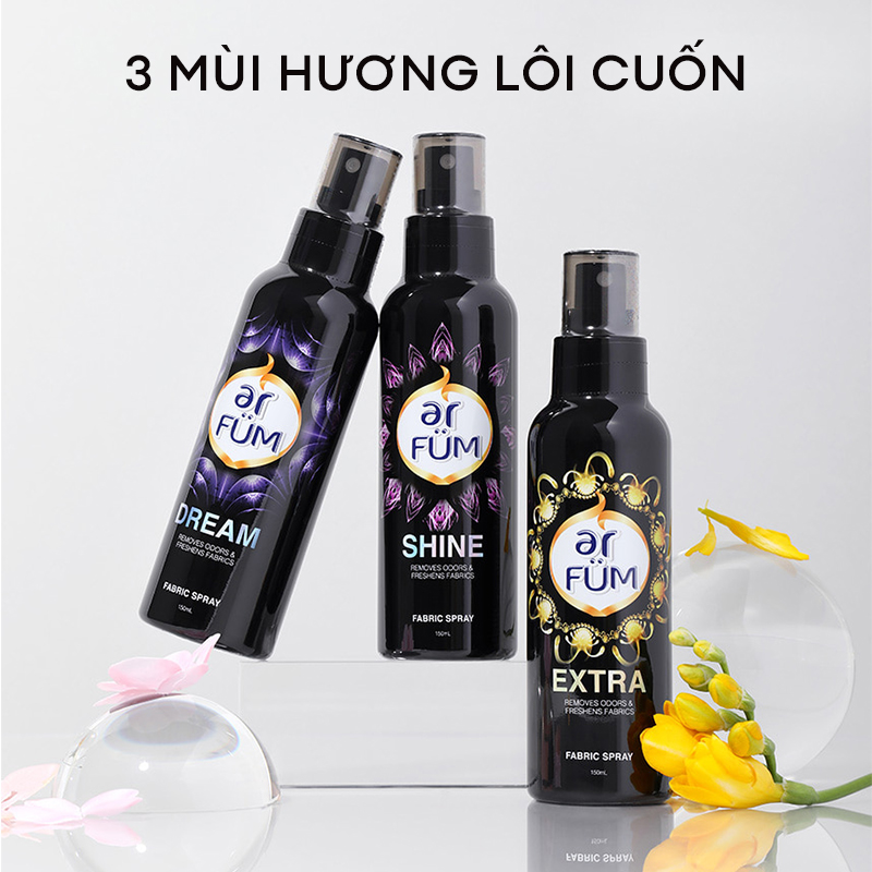 [Special Edition] Xịt thơm quần áo hương nước hoa cao cấp arFUM lưu hương lâu, khử mùi hiệu quả (150ml)