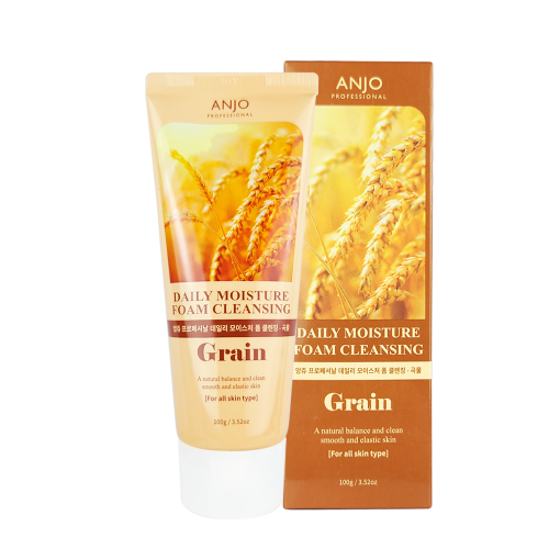SỮA RỬA MẶT LÚA MẠCH ANJO PROFESSIONAL DAILY MOISTURE FOAM CLEANSING GRAIN 100g