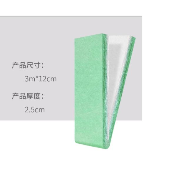 Bông lọc bể cá cảnh thủy sinh trắng xanh 2 lớp siêu dày khổ 50 và 150cmx12cmx2.5cm- Bông lọc thoát nước chuyên dụng