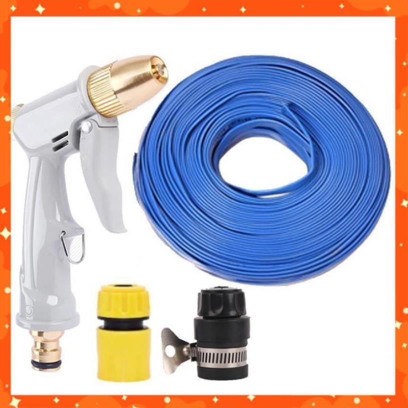 Bộ dây vòi xịt nước rửa xe, tưới cây tăng áp 3 lần, loại 20m  206846