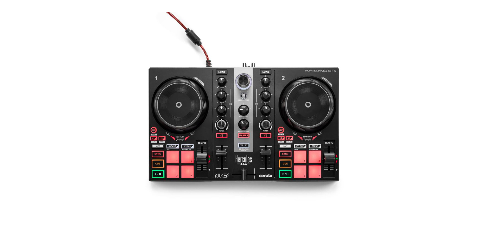 DJCONTROL INPULSE 200 - bộ điều khiển bàn DJ Hercules - HÀNG CHÍNH HÃNG
