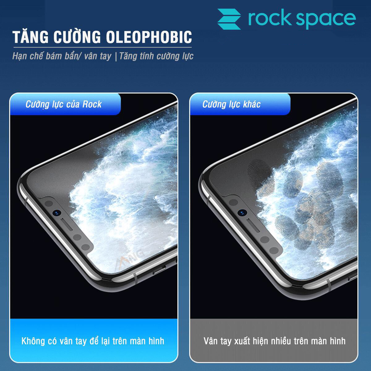 Miếng dán rock space dành cho Xiaomi Poco X3 PPF Hydrogel dán màn hình/ mặt sau lưng điện thoại tự phục hồi vết xước nhỏ chống ánh sáng xanh cao cấp - Hàng chính hãng