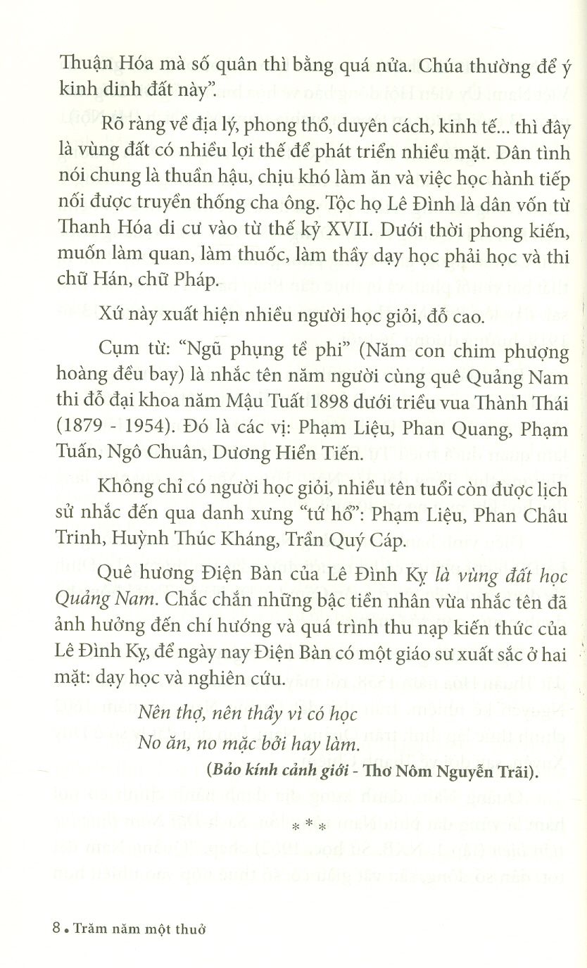 Trăm năm một thuở - Giáo sư - Nhà giáo nhân dân - Nhà lý luận - Phê bình văn học Lê Đình Kỵ