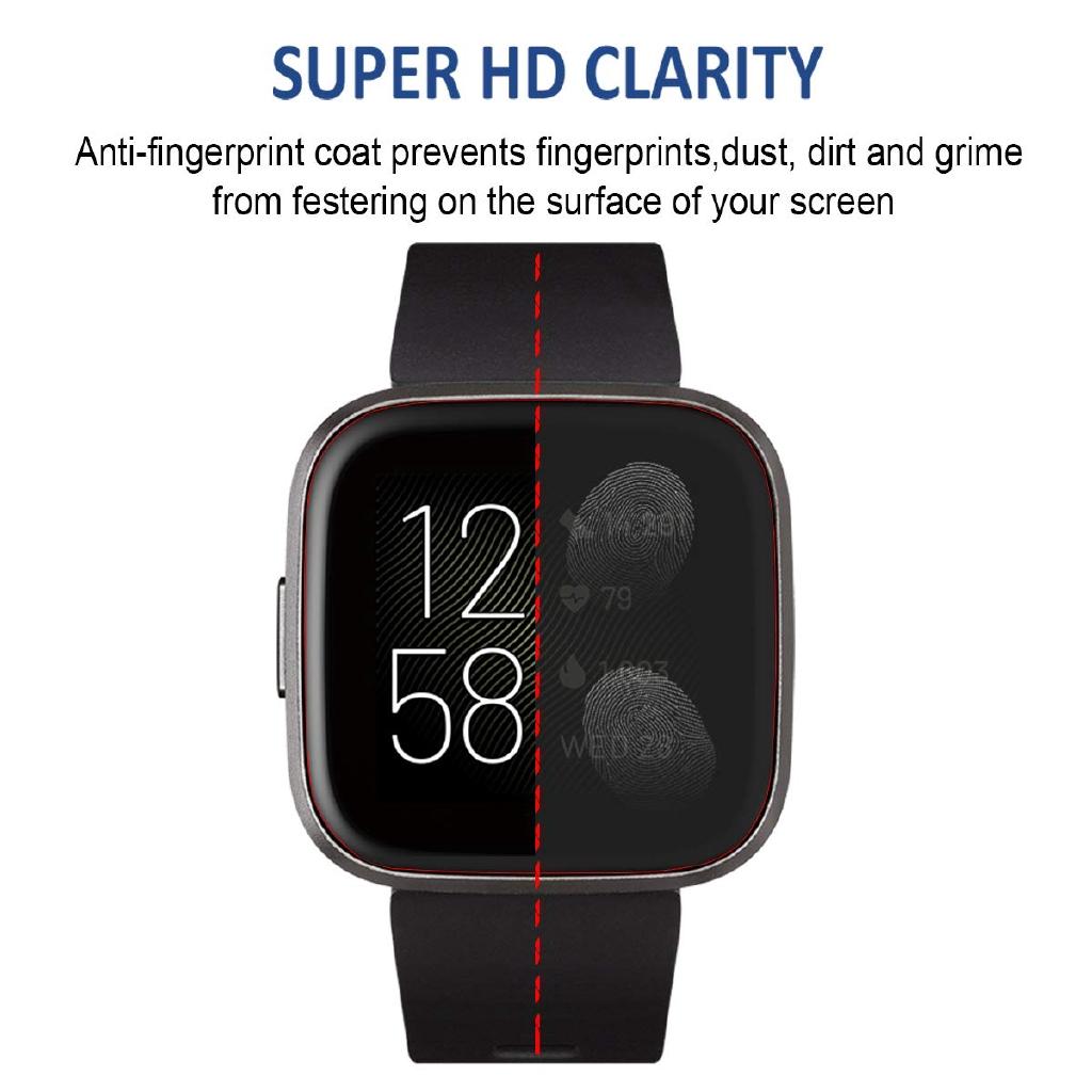 Miếng Dán Bảo Vệ Màn Hình Đồng Hồ Mềm Mại Trong Suốt Hd Cho Fitbit Versa 2 3