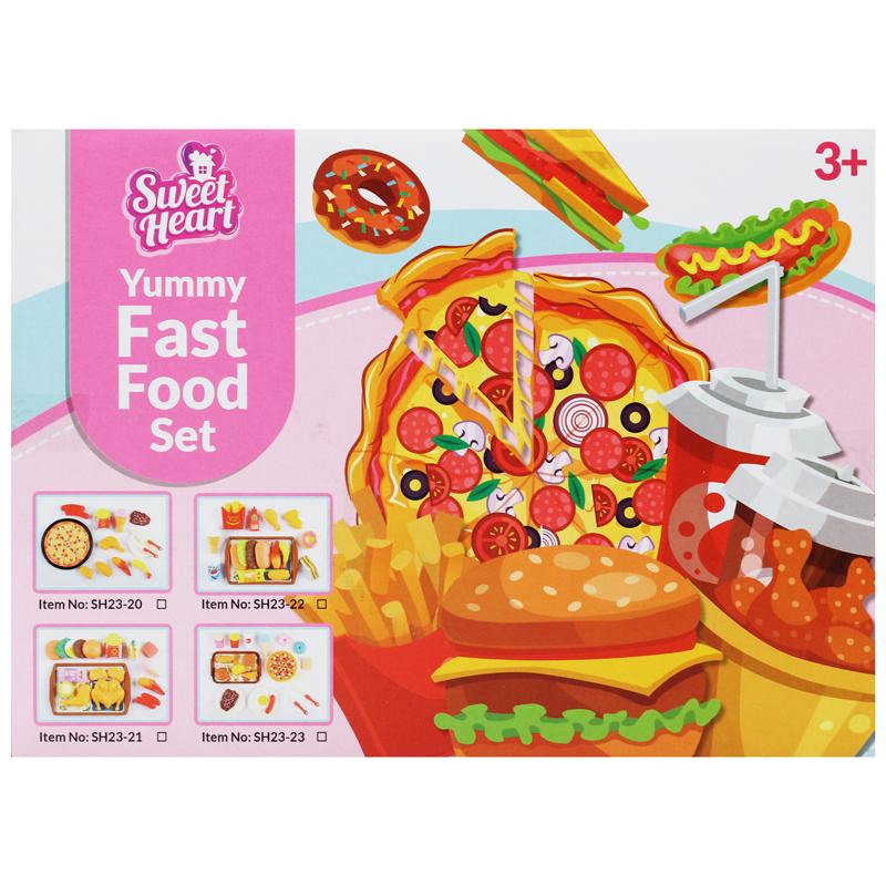 Bộ Đồ Chơi Thức Ăn Fast Food - Sweet Heart SH23-20