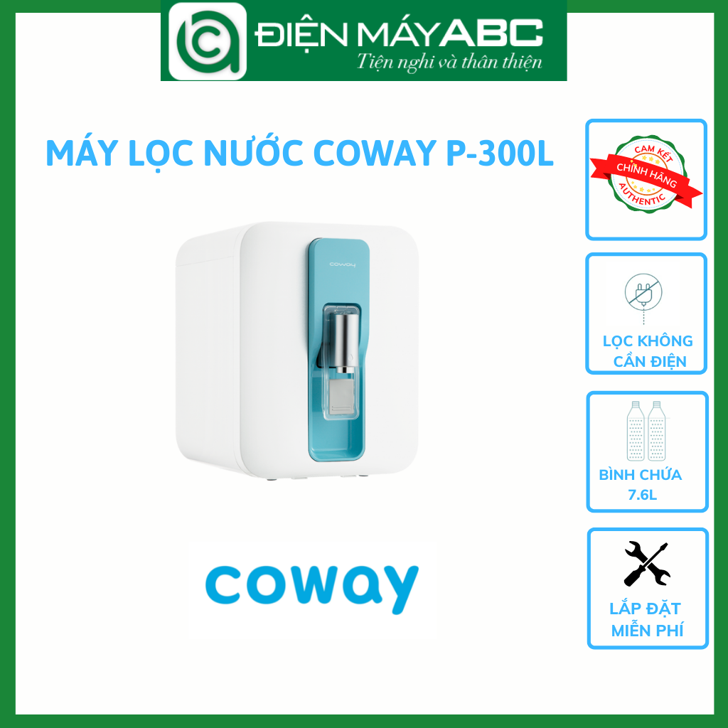 Máy lọc nước Coway P-300L - Hàng Chính Hãng