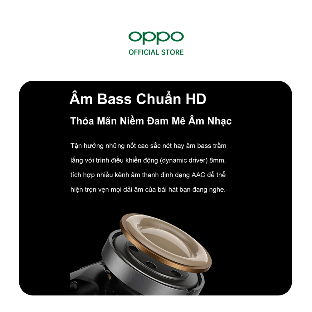 Tai nghe TWS OPPO Enco Buds - Hàng Chính Hãng - Màu Xanh