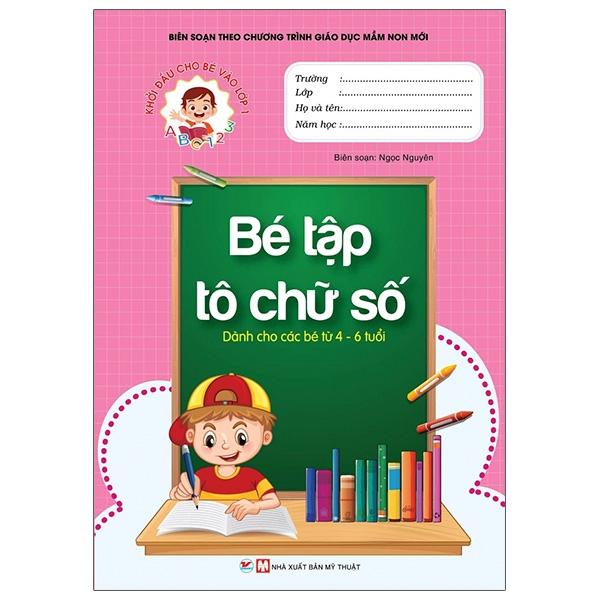 Khởi đầu cho bé vào lớp 1 - Bé tập tô chữ số