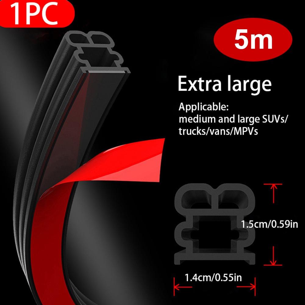 Gioăng Cao Su cao cấp Hai Lớp Cách Âm Chống Nước Dán Cửa Xe Hơi, Mui Xe Cách âm chống bụi chống ồn Ô tô