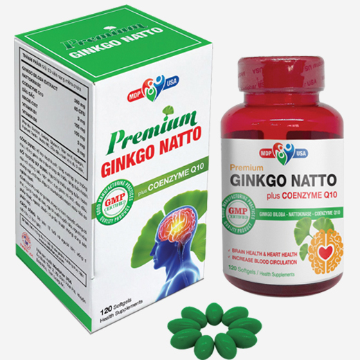 Thực Phẩm Chức Năng Bảo Vệ Sức Khỏe: PREMIUM GINKGONATTO Plus With Coenzyme Q10