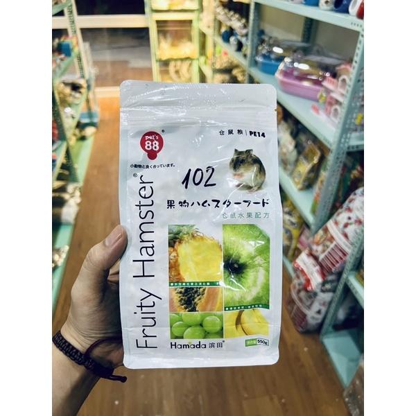 Thức ăn trộn trái cây sấy Hamada Pet’88 550g