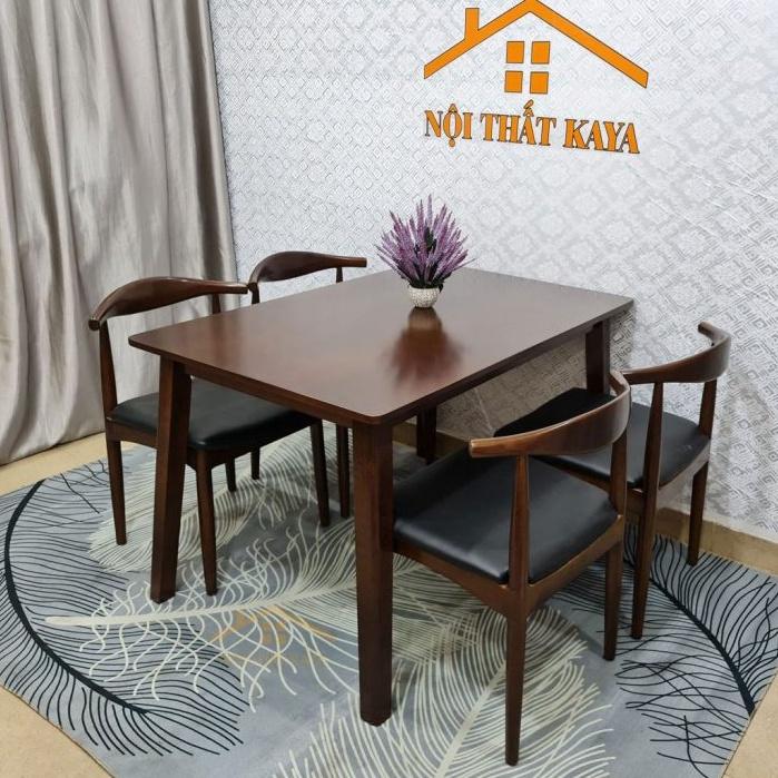 Bộ bàn 4 ghế Bull-đầu bò 1m2