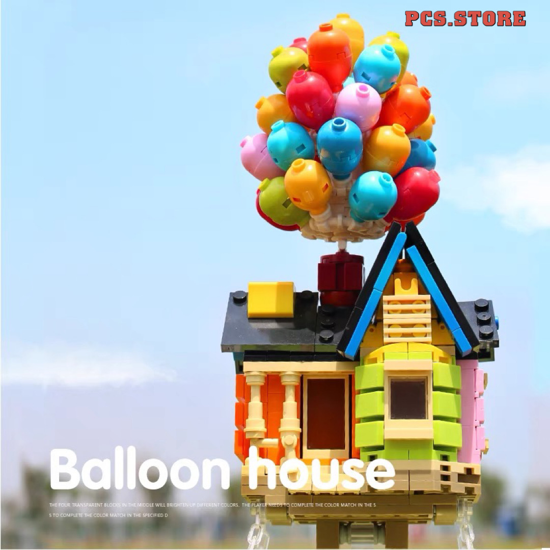 Đồ Chơi Lắp Ráp Mô Hình Ngôi Nhà Bóng Bay Trong Phim Up Balloon House - PCS STORE
