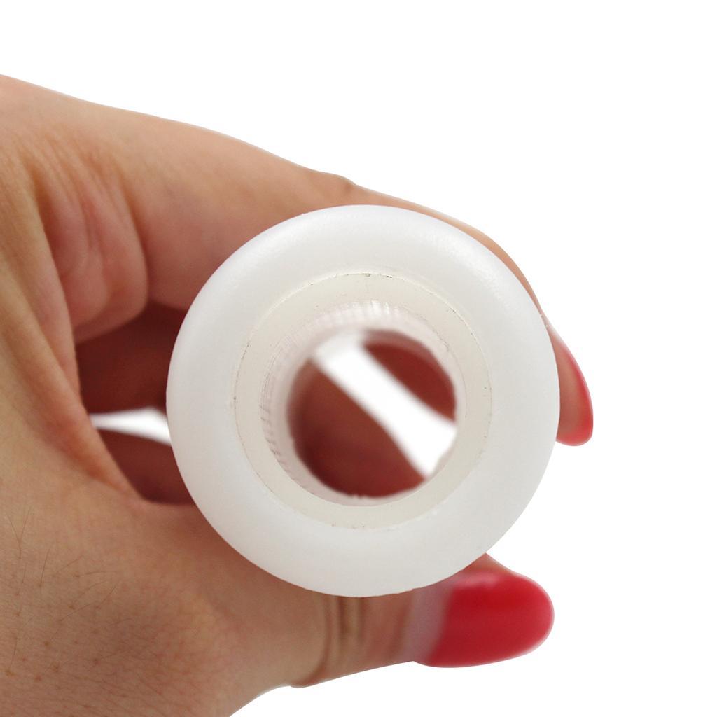 2x Thru-Hull Connector 3/4" White for Transom Motorwell Livewell or Baitwell