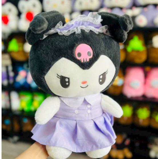 Thú nhồi bông Kuromi, Melody, Kitty đáng yêu - Size từ 22cm đến 45cm - Quà tặng gấu bông nhiều mẫu êm mịn cho bé
